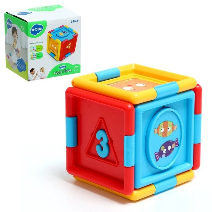 Логическая игрушка "Кубик" от компании Интернет-гипермаркет «MOLL» - фото 1