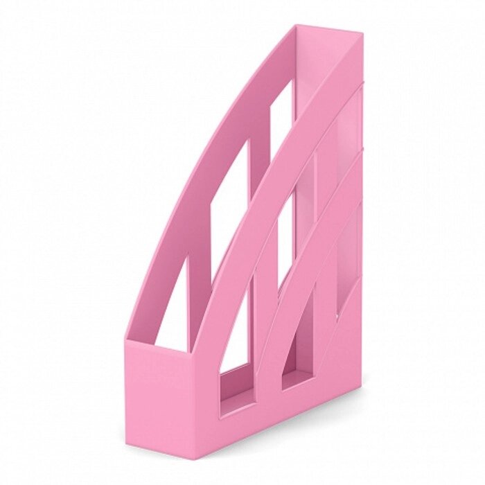 Лоток для бумаг вертикальный 75 мм, ErichKrause Office, Pastel, розовый от компании Интернет-гипермаркет «MOLL» - фото 1