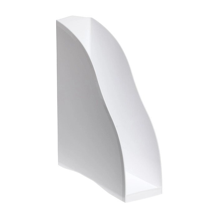 Лоток для бумаг вертикальный СТАММ "Дельта", ширина 85 мм, белый от компании Интернет-гипермаркет «MOLL» - фото 1