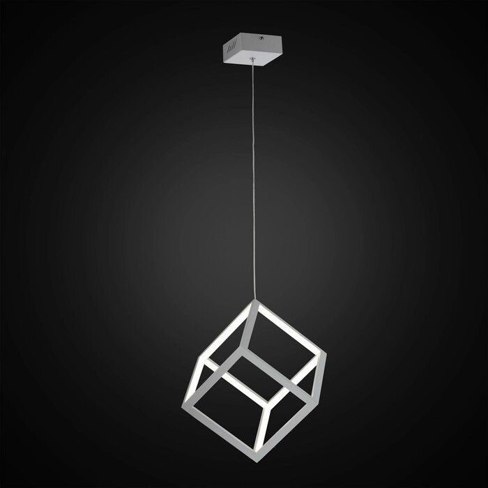 Люстра Куб, 30Вт LED, 1950Lm, 4000K, белый от компании Интернет-гипермаркет «MOLL» - фото 1