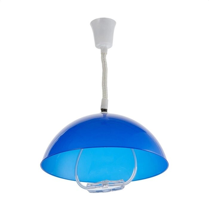 Люстра подвесная "Лаура" E27 40Вт синий от компании Интернет-гипермаркет «MOLL» - фото 1