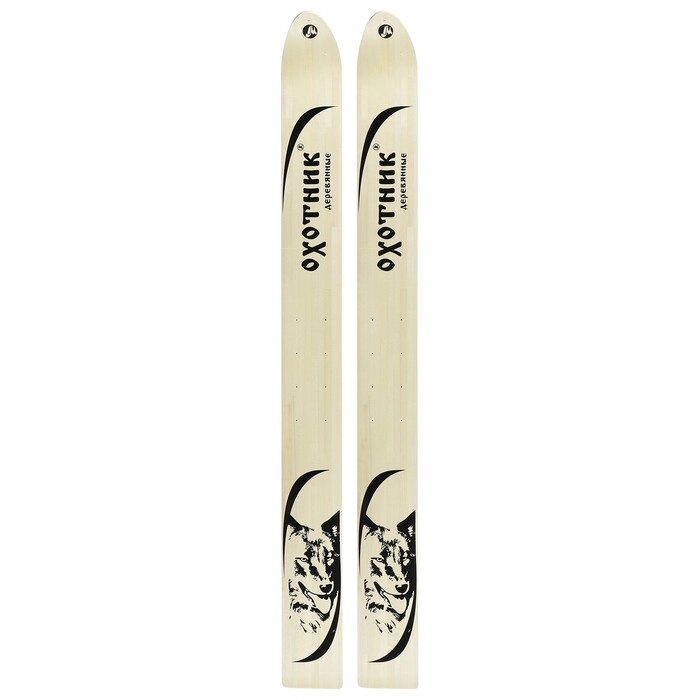 Лыжи деревянные "Охотник", 165 см, цвета МИКС от компании Интернет-гипермаркет «MOLL» - фото 1