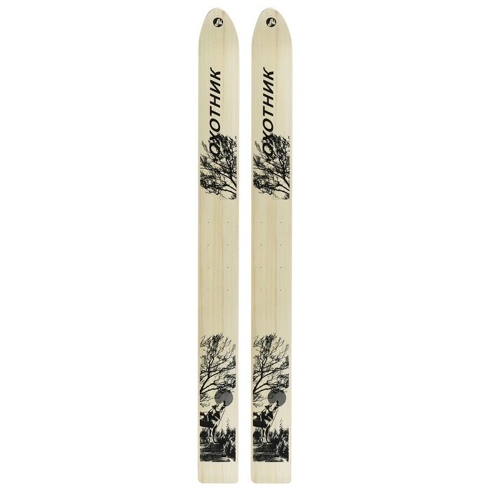 Лыжи деревянные "Охотник", 175 см, цвета МИКС от компании Интернет-гипермаркет «MOLL» - фото 1