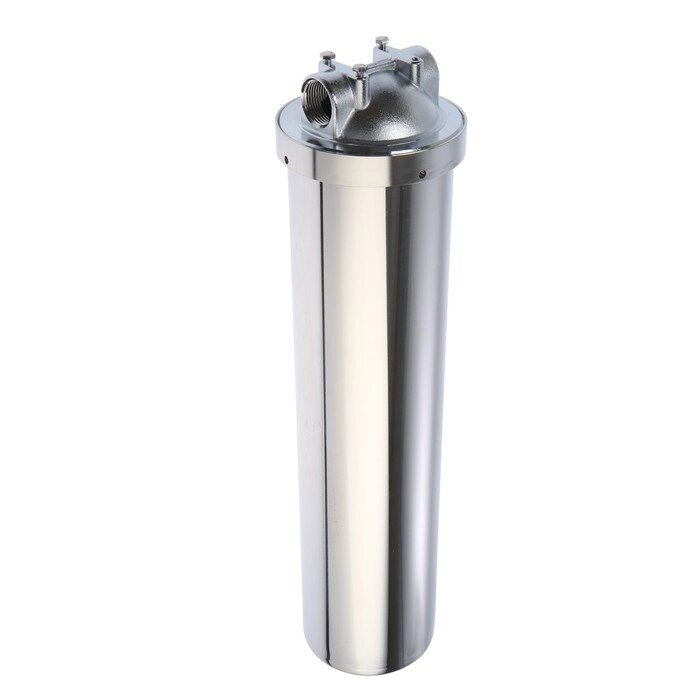 Магистральный фильтр Steel Bravo 20 Jumbo F80110, для очистки холодной и горячей воды от компании Интернет-гипермаркет «MOLL» - фото 1