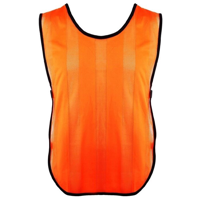 Манишка футбольная на резинке, цвет оранжевый от компании Интернет-гипермаркет «MOLL» - фото 1
