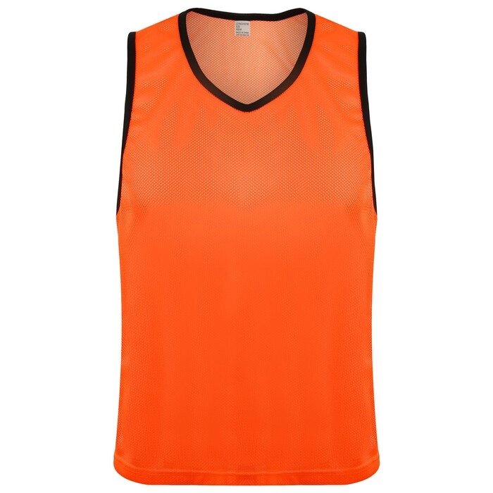Манишка футбольная размер S, цвет оранжевый от компании Интернет-гипермаркет «MOLL» - фото 1