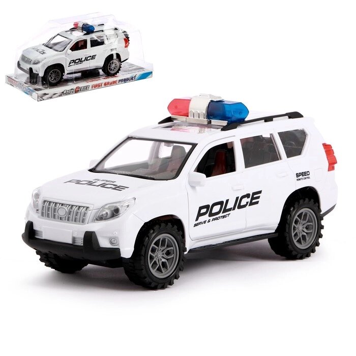 Машина инерционная "Полицейский джип" от компании Интернет-гипермаркет «MOLL» - фото 1