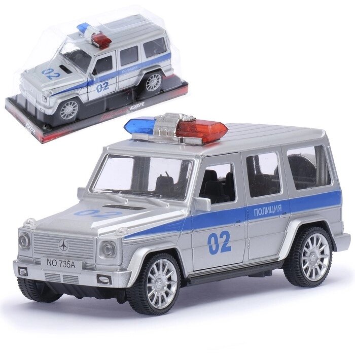 Машина инерционная "Полицейский Гелендваген" от компании Интернет-гипермаркет «MOLL» - фото 1