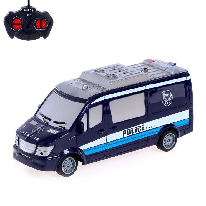 Машина радиоуправляемая "Полиция", работает от батареек от компании Интернет-гипермаркет «MOLL» - фото 1