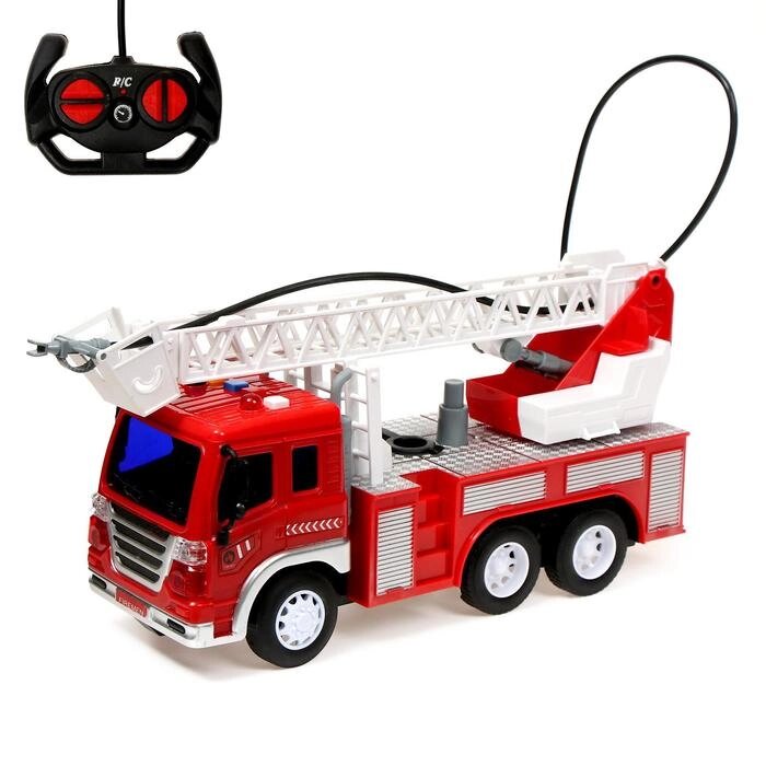 Машина радиоуправляемая "Пожарная охрана", стреляет водой, 1:16, работает от аккумулятора от компании Интернет-гипермаркет «MOLL» - фото 1