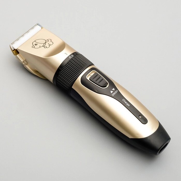 Машинка для стрижки аккумуляторная, регулировка ножа, USB-зарядка от компании Интернет-гипермаркет «MOLL» - фото 1