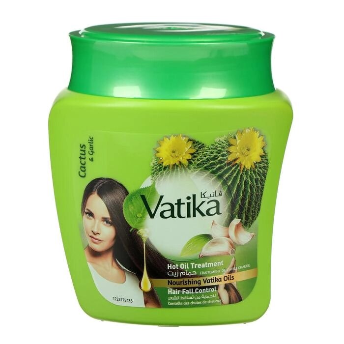 Маска для волос Dabur Vatika Naturals Hot Oil Treatment Hair Fall Control от выпадения волос, 500 г от компании Интернет-гипермаркет «MOLL» - фото 1