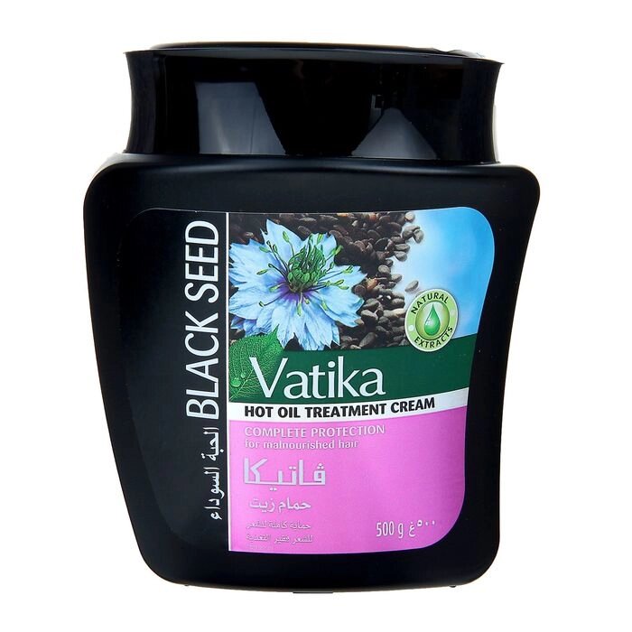 Маска для волос Dabur Vatika Naturals Treatment Cream-Black Seed восстанавливающая, 500 г от компании Интернет-гипермаркет «MOLL» - фото 1
