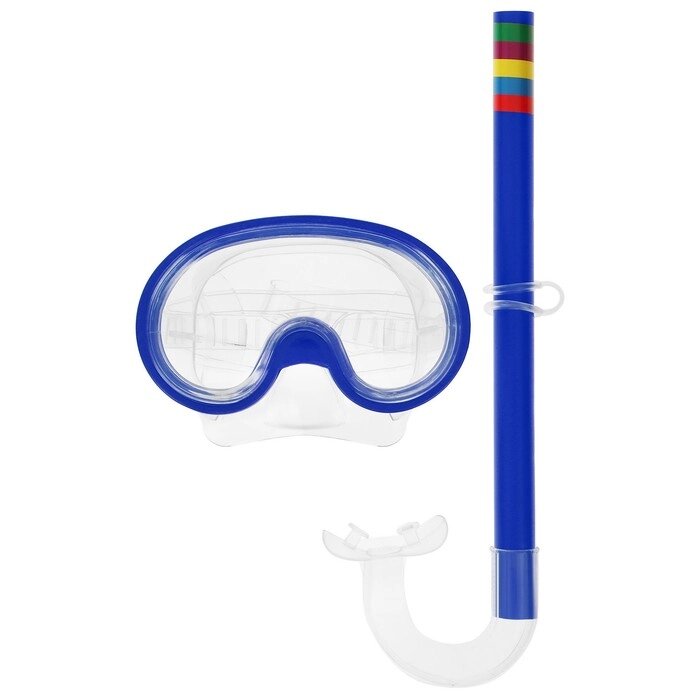 Маска и трубка для плавания, детская, цвета МИКС от компании Интернет-гипермаркет «MOLL» - фото 1