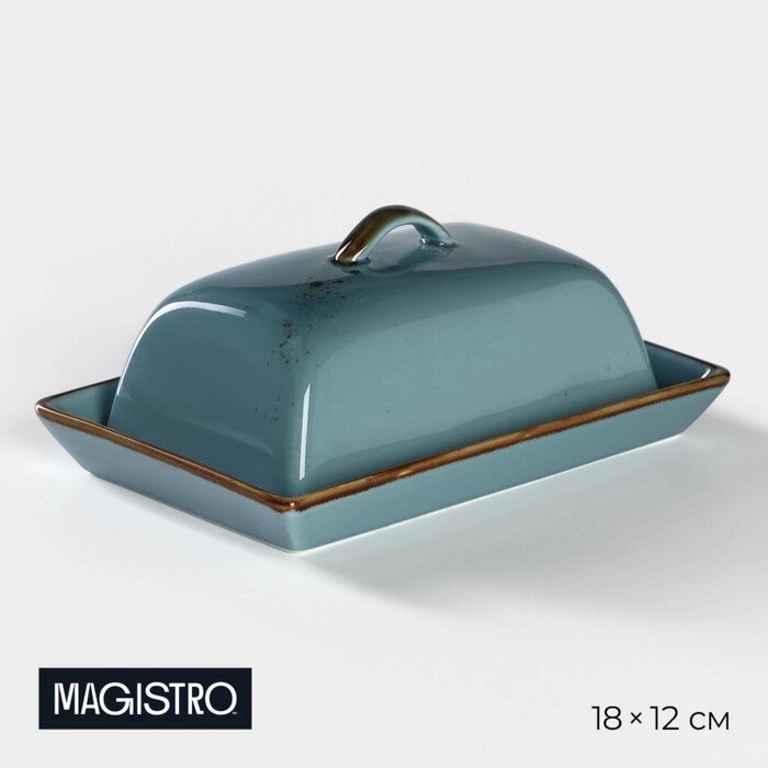 Масленка Magistro "Церера" 18х12см от компании Интернет-гипермаркет «MOLL» - фото 1