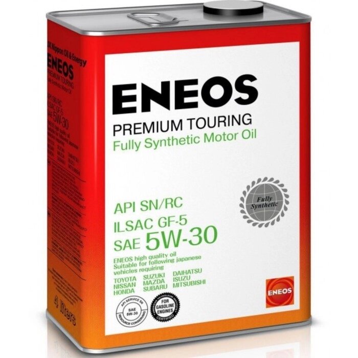 Масло моторное ENEOS Premium Touring SN 5W-30, 4 л от компании Интернет-гипермаркет «MOLL» - фото 1