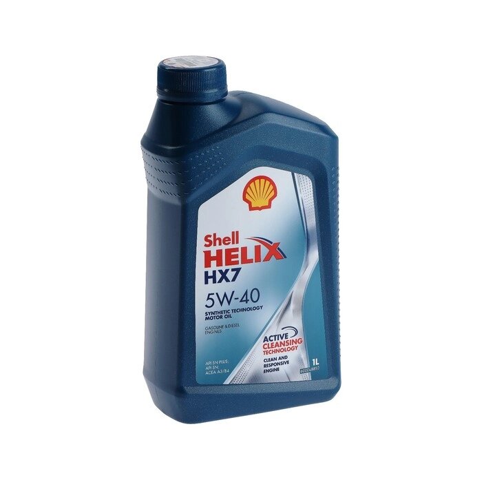Масло моторное Shell Helix HX7 5W-40, п/с, 1 л 550040340 от компании Интернет-гипермаркет «MOLL» - фото 1