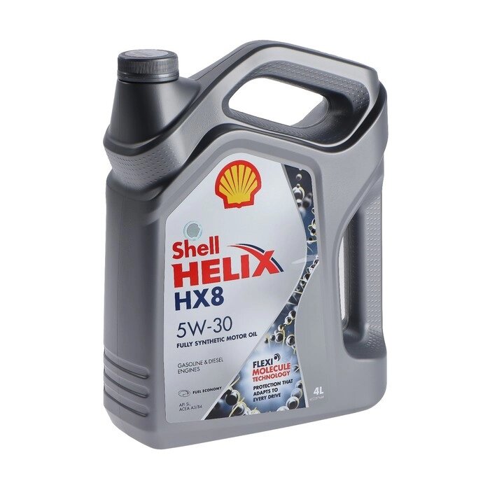 Масло моторное Shell Helix HX8 5W-30, 550040542, 4 л от компании Интернет-гипермаркет «MOLL» - фото 1