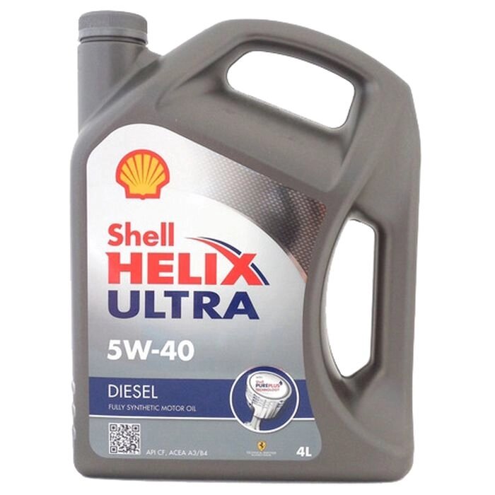 Масло моторное Shell Helix Ultra Diesel 5W-40, 550046371, 4 л от компании Интернет-гипермаркет «MOLL» - фото 1