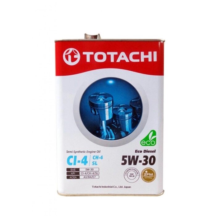 Масло моторное  Totachi Eco Diesel Semi-Synthetic SL 5W-30, 6 л от компании Интернет-гипермаркет «MOLL» - фото 1