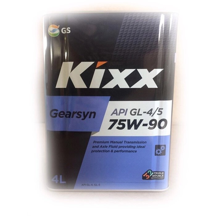 Масло трансмиссионное Kixx Gearsyn GL-4/5 75W-90, 4 л от компании Интернет-гипермаркет «MOLL» - фото 1