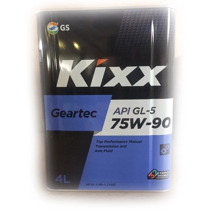 Масло трансмиссионное Kixx Geartec GL-5 75W-90, 4 л мет. от компании Интернет-гипермаркет «MOLL» - фото 1