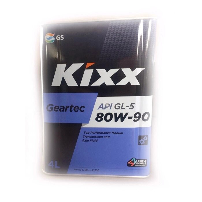 Масло трансмиссионное Kixx Geartec GL-5 80W-90, 4 л мет. от компании Интернет-гипермаркет «MOLL» - фото 1
