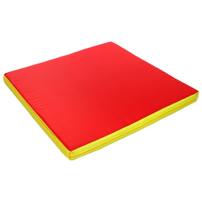 Мат с креплением к ДСК, 100 х 100 х 8 см, oxford, цвет зелёный/жёлтый/красный от компании Интернет-гипермаркет «MOLL» - фото 1