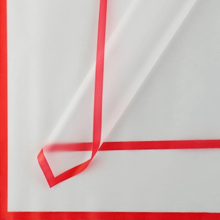 Матовая пленка "Кайма" красная 0,5х9 м от компании Интернет-гипермаркет «MOLL» - фото 1