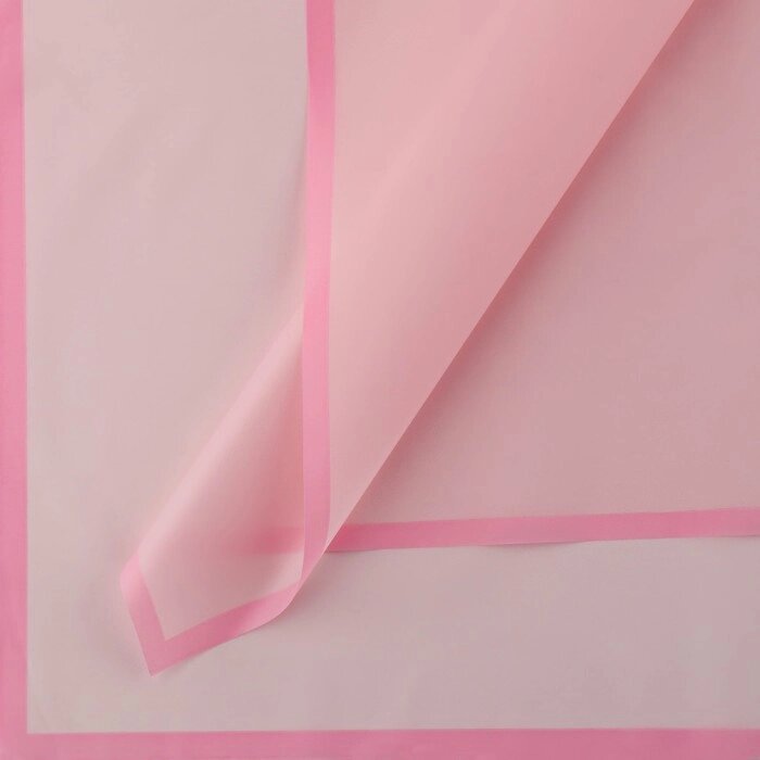 Матовая пленка "Кайма" розовый + сирен.-роз 0,5х9 м от компании Интернет-гипермаркет «MOLL» - фото 1