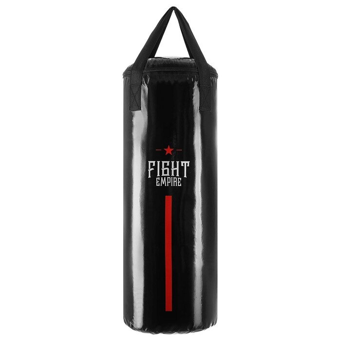 Мешок боксёрский FIGHT EMPIRE, на ленте ременной, чёрный, 60 см, d=23 см, 11 кг от компании Интернет-гипермаркет «MOLL» - фото 1