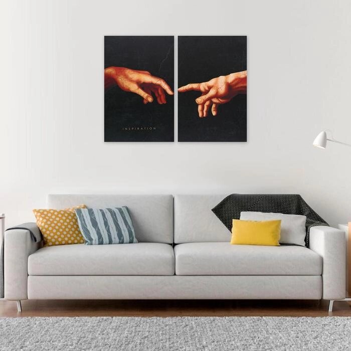 Модульная картина"Руки", 80 х 60 см от компании Интернет-гипермаркет «MOLL» - фото 1