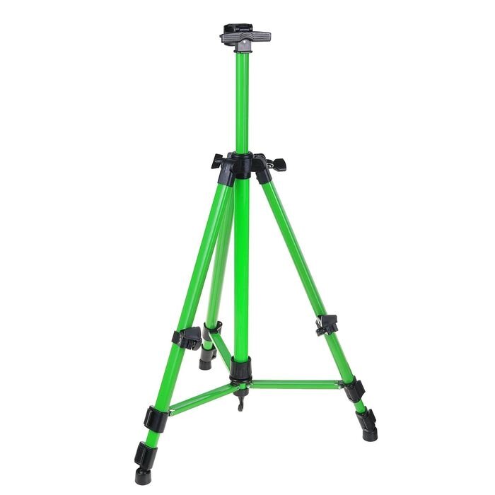 Мольберт телескопический, тренога, металлический, зелёный, размер 51-153 см от компании Интернет-гипермаркет «MOLL» - фото 1