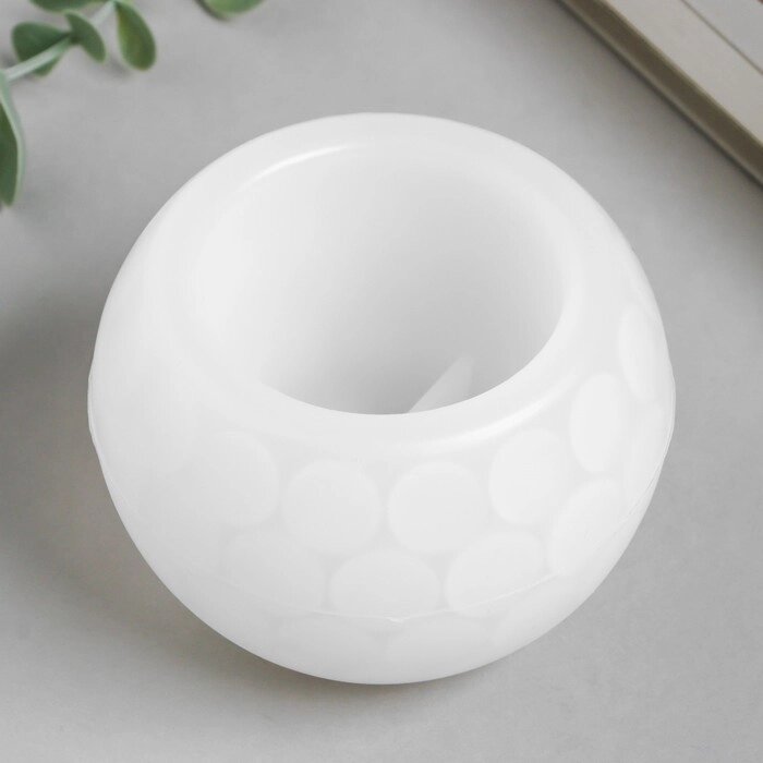 Молд силикон "Подсвечник шар с кругами" 8,6х8,6х6,2 см от компании Интернет-гипермаркет «MOLL» - фото 1