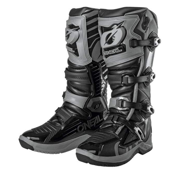 Мотоботы кроссовые, мужские O’NEAL RMX, размер 45, цвет серый/черный от компании Интернет-гипермаркет «MOLL» - фото 1