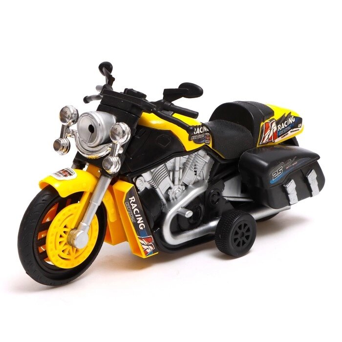 Мотоцикл инерционный "Харлей" цвет МИКС от компании Интернет-гипермаркет «MOLL» - фото 1