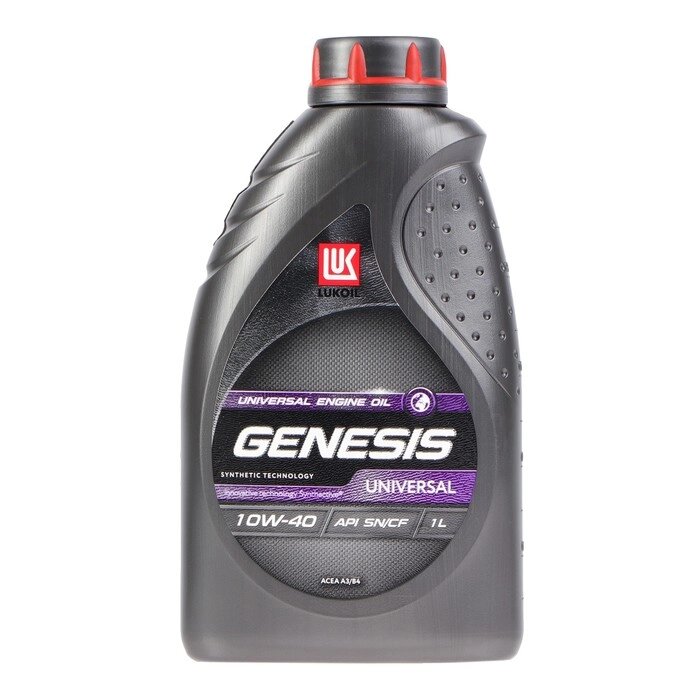 Моторное масло Лукойл Genesis Universal 10W-40, 1 л 3148644 от компании Интернет-гипермаркет «MOLL» - фото 1