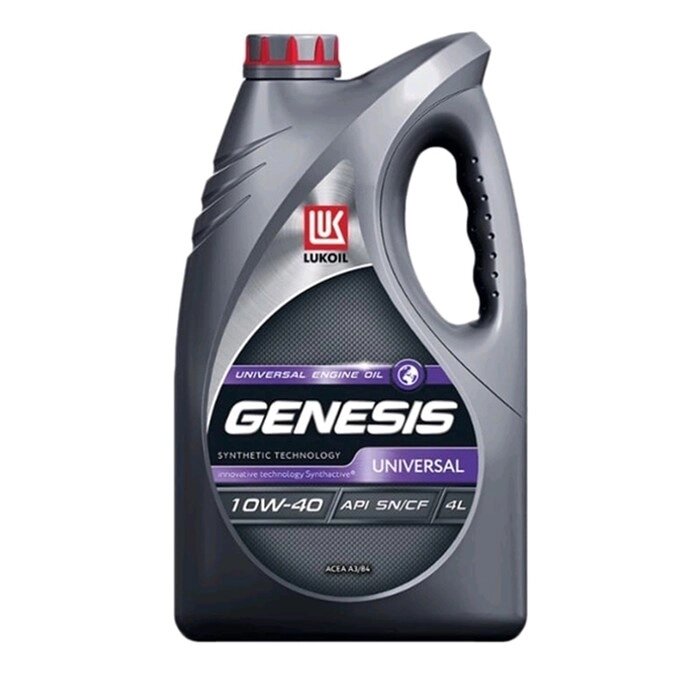 Моторное масло Лукойл Genesis Universal (Advanced) 10W-40, 4л 3148646 от компании Интернет-гипермаркет «MOLL» - фото 1