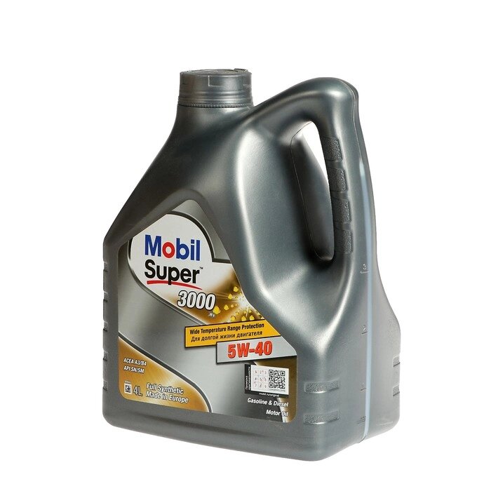 Моторное масло Mobil SUPER 3000 X1 5w-40, 4 л от компании Интернет-гипермаркет «MOLL» - фото 1