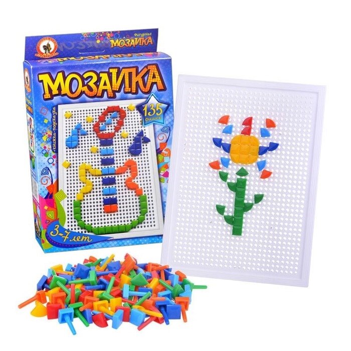 Мозаика Classic, 135 треугольных и квадратных элементов, малая плата от компании Интернет-гипермаркет «MOLL» - фото 1