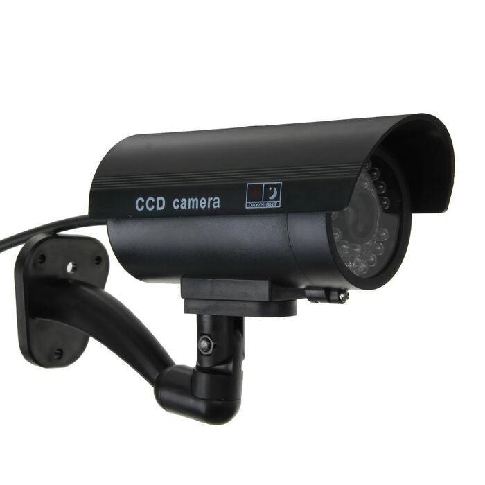 Муляж уличной видеокамеры LuazON VM-5, с индикатором, 2xАА (не в компл.), черный от компании Интернет-гипермаркет «MOLL» - фото 1