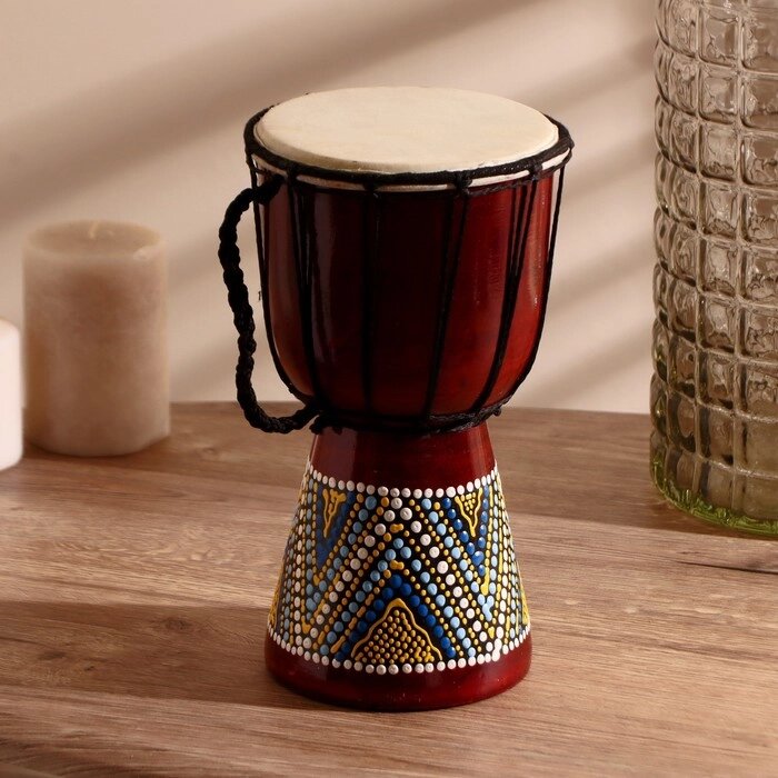 Музыкальный инструмент "Барабан Джембе" 25х14х14 см МИКС от компании Интернет-гипермаркет «MOLL» - фото 1
