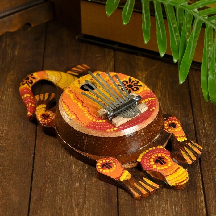 Музыкальный инструмент "Калимба Геккон" 30x14x6 см от компании Интернет-гипермаркет «MOLL» - фото 1