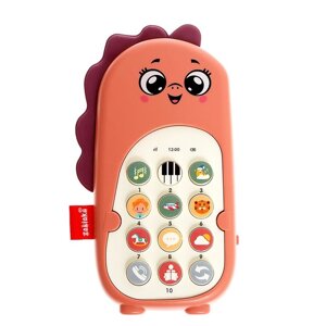 Музыкальный телефон "Маленький дракочник", звук, цвета МИКС, в пакете