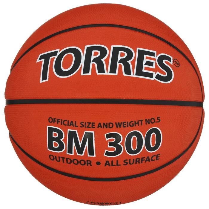 Мяч баскетбольный Torres BM300, B00015, размер 5 от компании Интернет-гипермаркет «MOLL» - фото 1