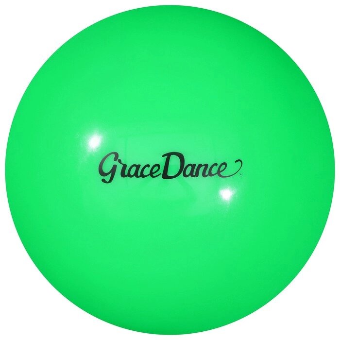 Мяч для художественной гимнастики 18,5 см, 280 г, цвет изумрудный от компании Интернет-гипермаркет «MOLL» - фото 1