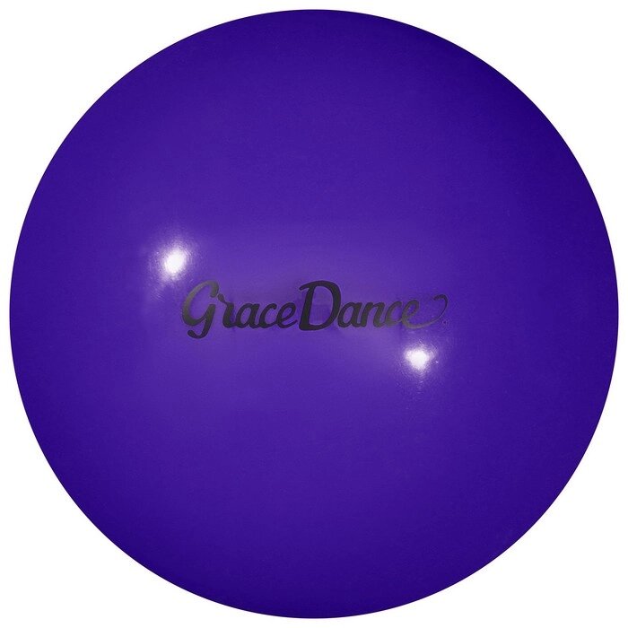 Мяч для художественной гимнастики Grace Dance 18,5 см, 400 гр, цвет фиолетовый от компании Интернет-гипермаркет «MOLL» - фото 1