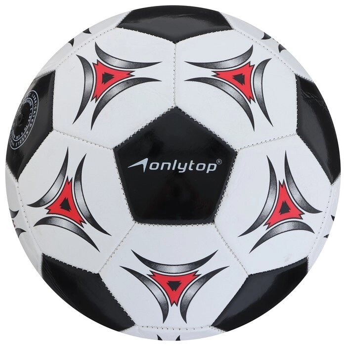 Мяч футбольный, размер 5, 32 панели, PVC, 2 подслоя, машинная сшивка, 260 г, МИКС от компании Интернет-гипермаркет «MOLL» - фото 1