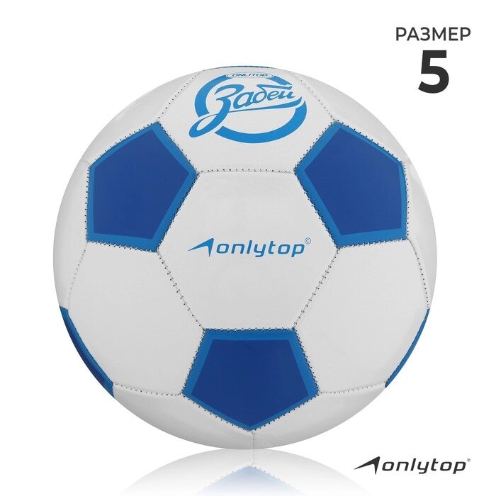 Мяч футбольный "Забей", размер 5, 32 панели, PVC, 2 подслоя, машинная сшивка, 260 г от компании Интернет-гипермаркет «MOLL» - фото 1
