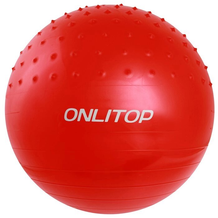 Мяч гимнастический массажный d=65 см, 1000 г, цвета МИКС от компании Интернет-гипермаркет «MOLL» - фото 1